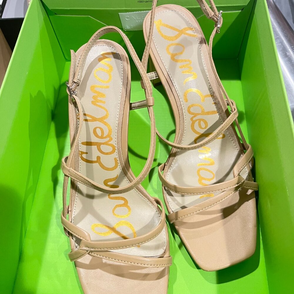 Sam Edelman Women's Emmie French Sand Heeled Sandal